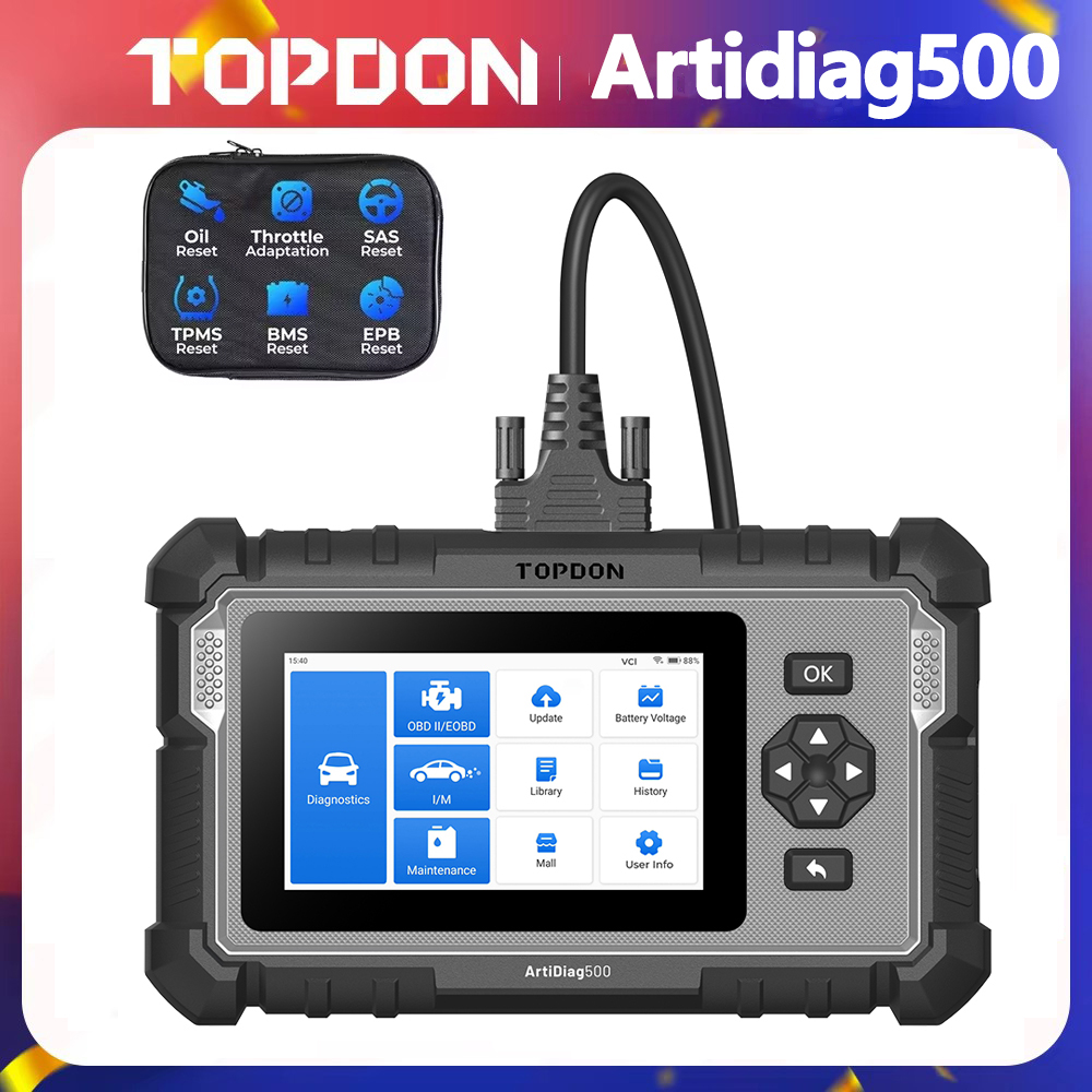 Topdon Tc001 Thermal Camera - Topdon ArtiDiag500 herramienta de diagnóstico de