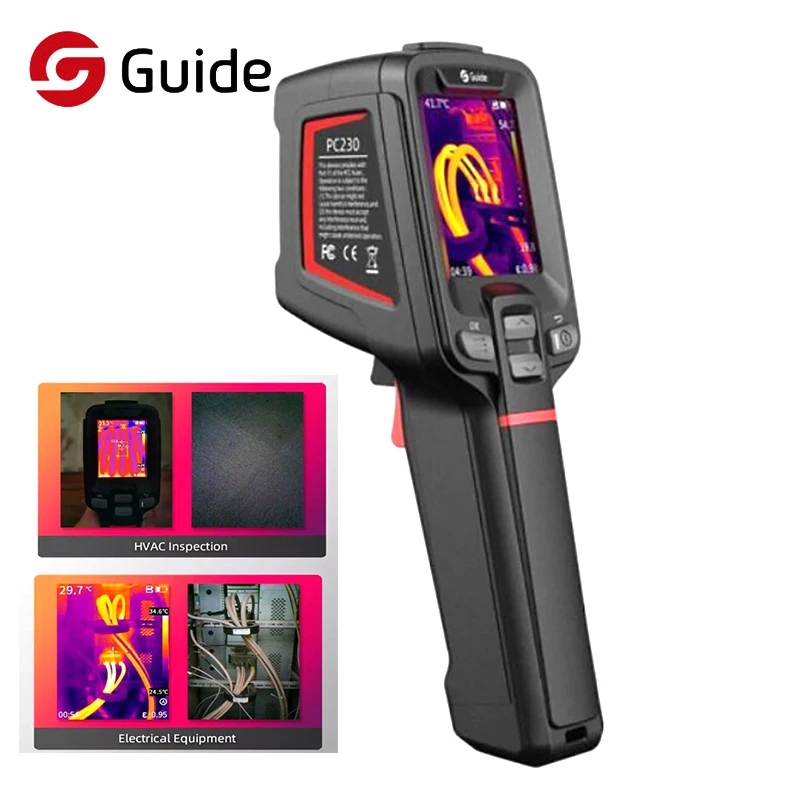 Thermal Imaging Camera 256X192 - Cámara Termográfica Portátil Guide PC230 con