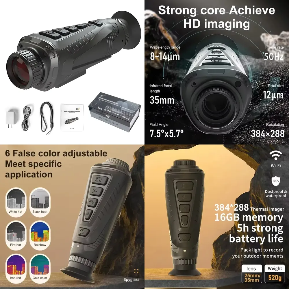 Monocular de Visión Térmica 20 - Thermal Scope Night Vision Monocular reseña y precio