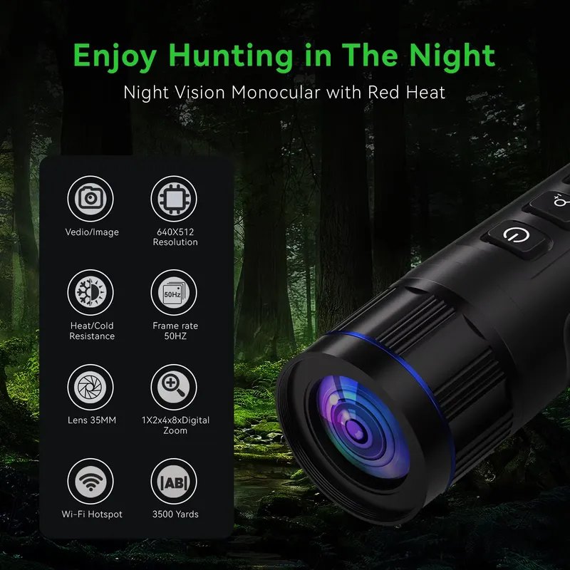 Mini Cámara CE-6 con Visión Té - Thermal Scope Night Vision Monocular reseña y precio
