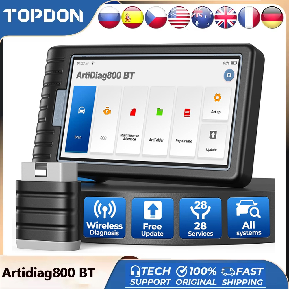TOPDON ArtiDiag800 BT Herramie - Topdon Tc001 Thermal Camera reseña y precio