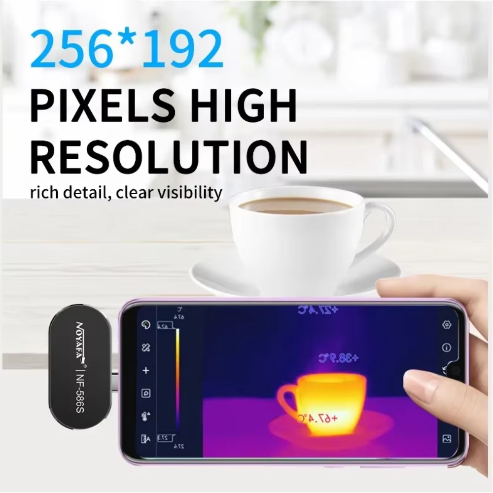 Mini cámara de imagen térmica  - Thermal Imaging Camera 256X192 reseña y precio