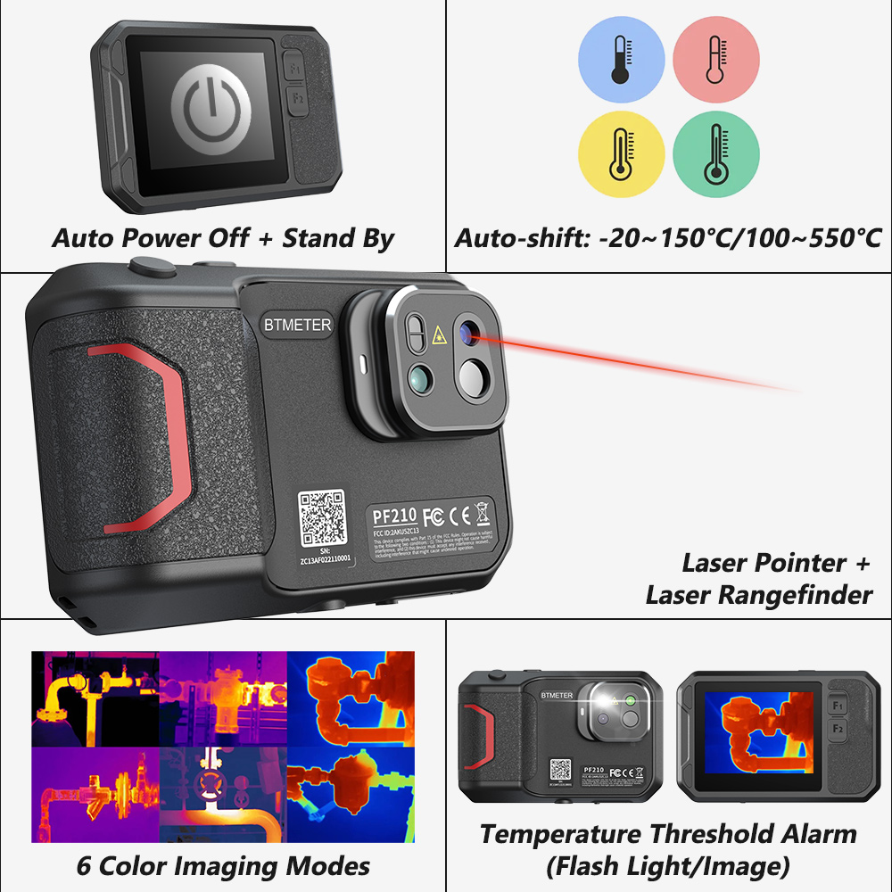 Cámara Térmica Portátil de 256 - Thermal Imaging Camera 256X192 reseña y precio