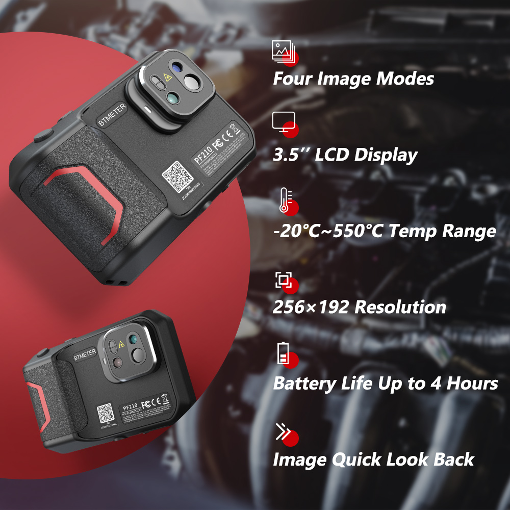 Cámara Térmica Portátil de 256 - Thermal Imaging Camera 256X192 reseña y precio